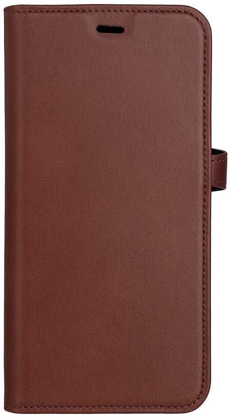 Buffalo iPhone 15 Plus 2in1 Leather MagSeries pungetui (brun)