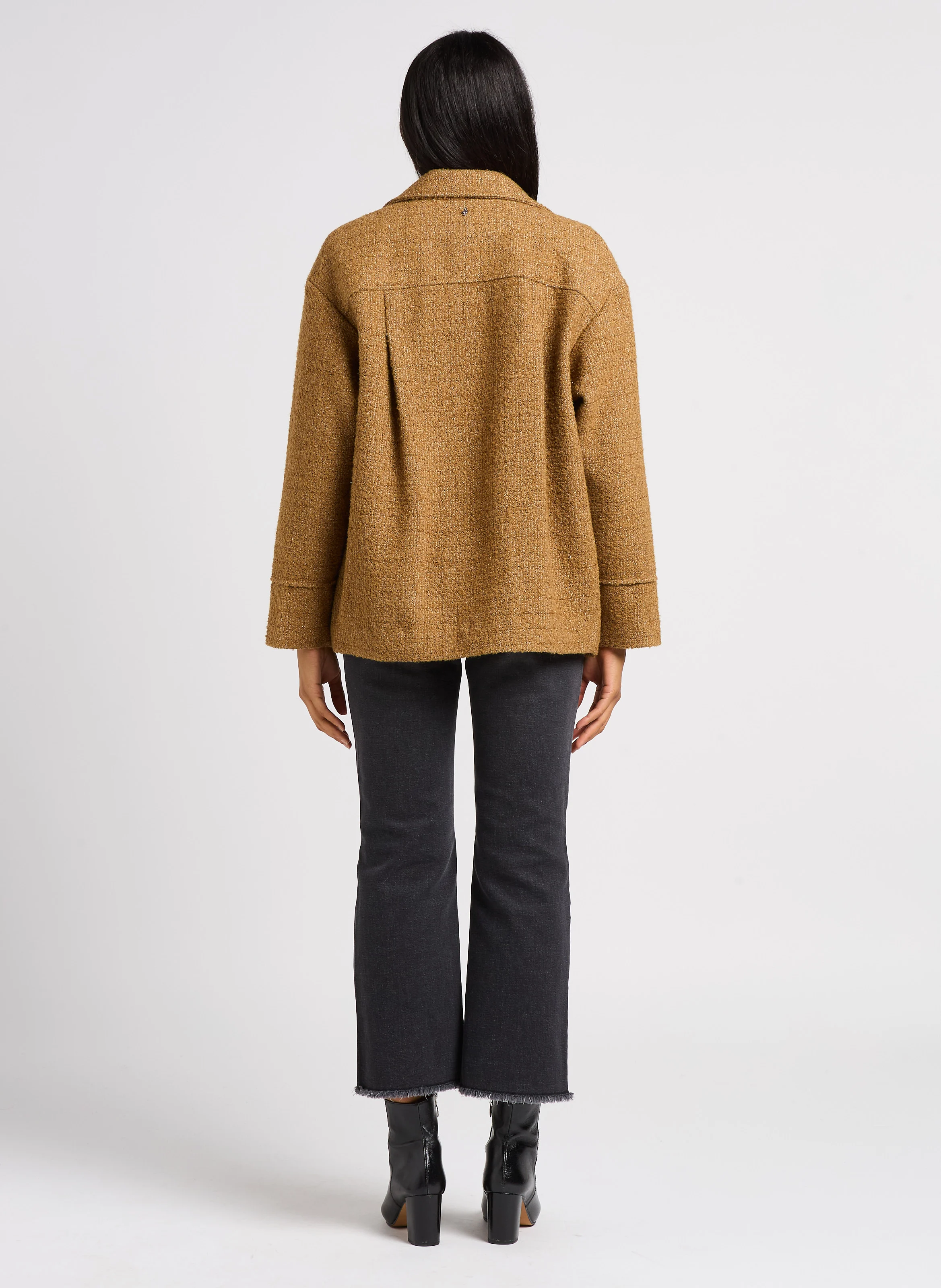 DUNE - Manteau ample à col classique | Marron