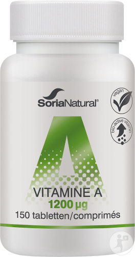 Soria Natural Vitamine A 1,2mg Complément Alimentaire 150 Comprimés