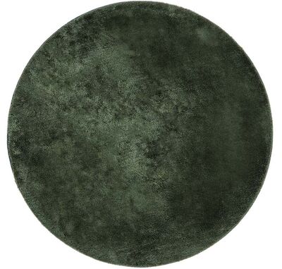 KM Carpets Cozy Rundt Gulvteppe 160, Green