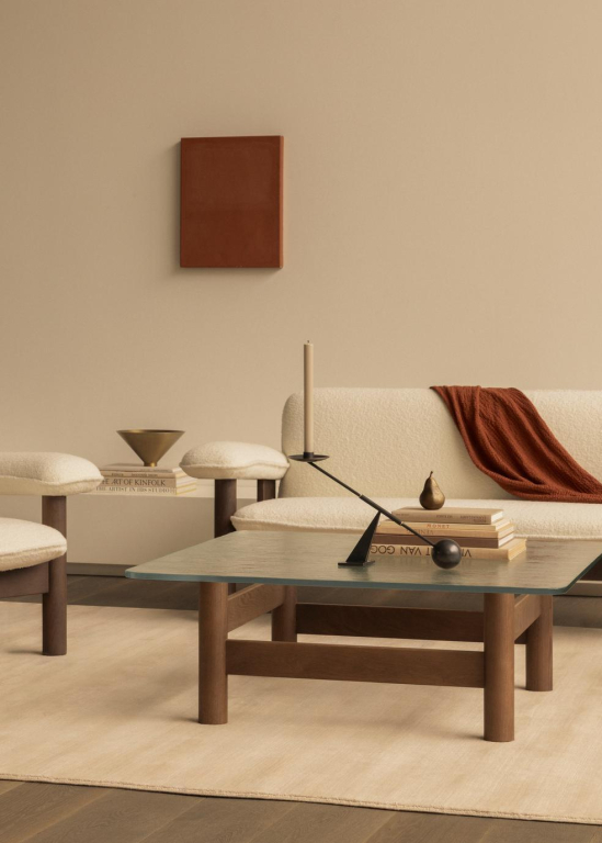 Audo Copenhagen Brasilia salontafel donker gebeitst eiken