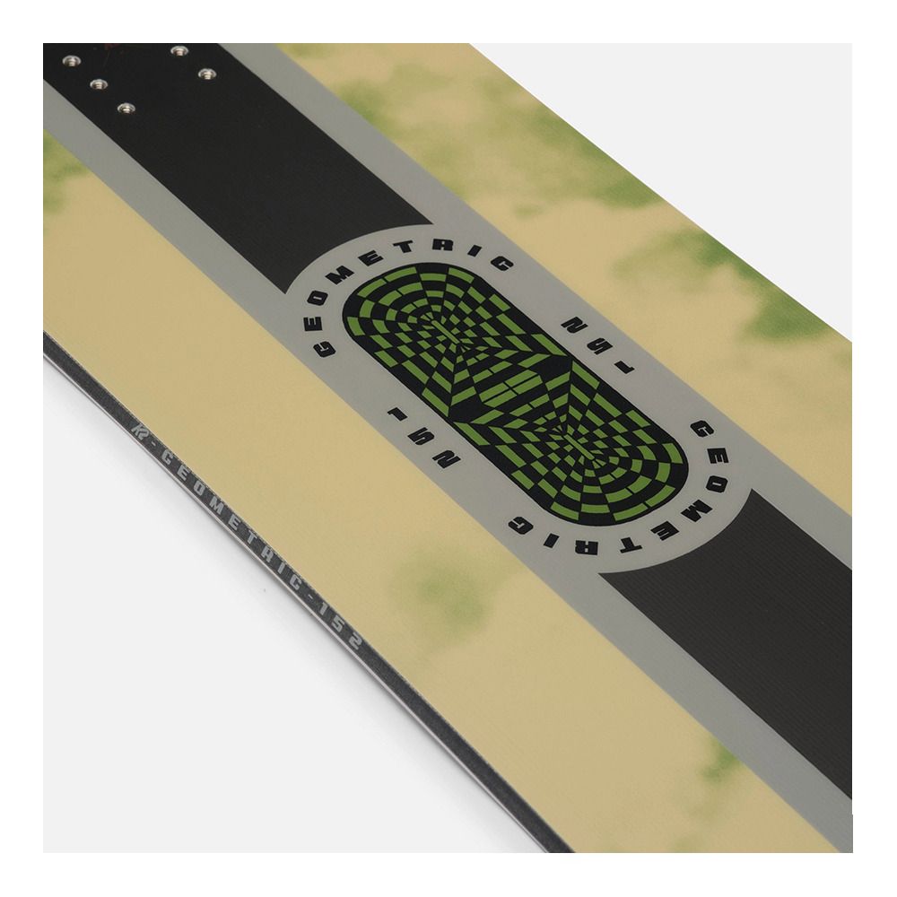 K2 GEOMETRIC 2024 - Snowboard freestyle Homme green/black/green/grey