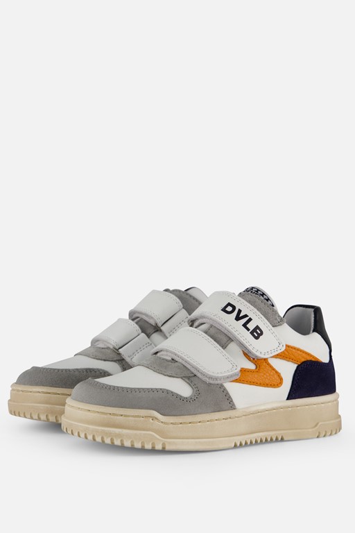 Develab Velcro Sneakers oranje Leer