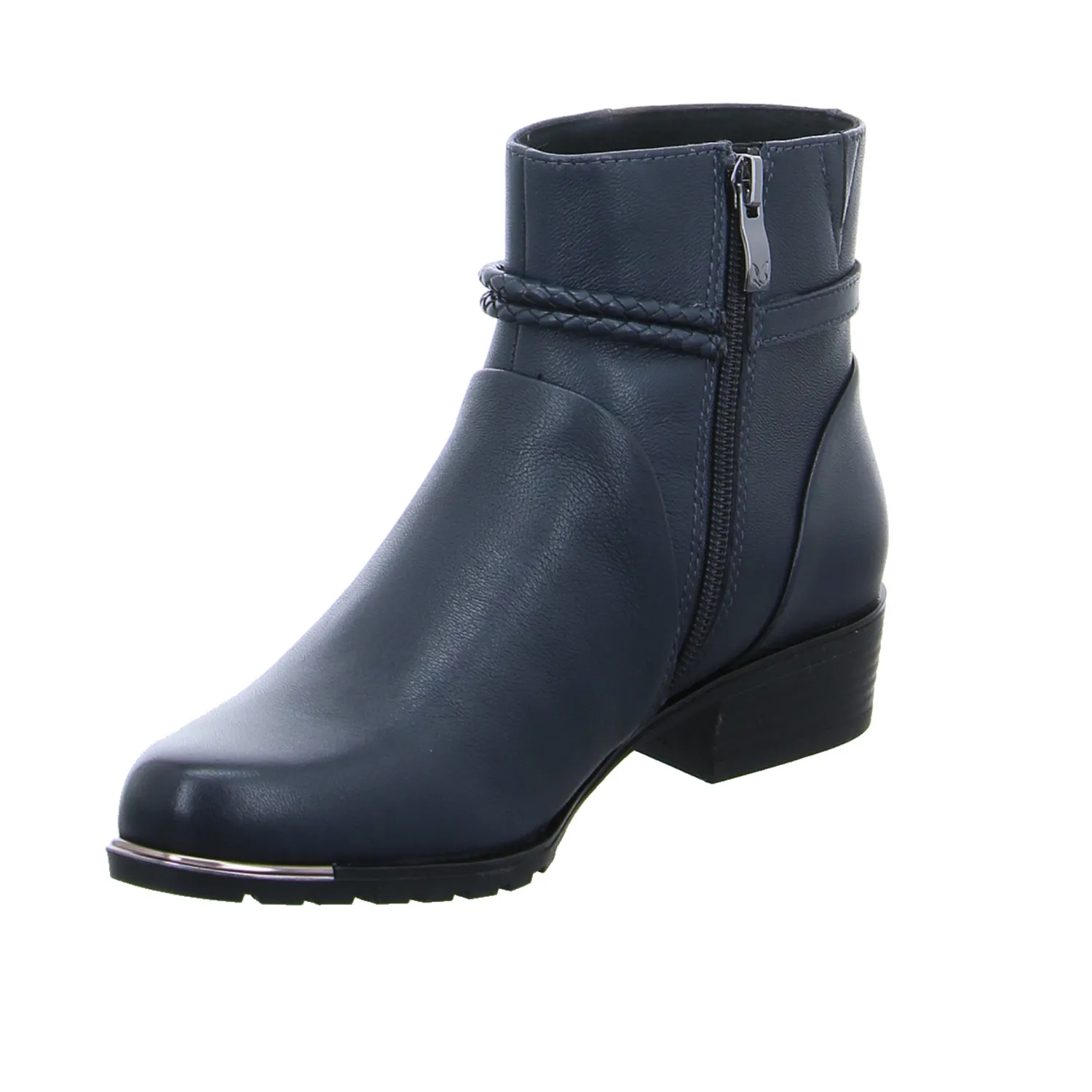 CAPRICE Boot Blau Leder