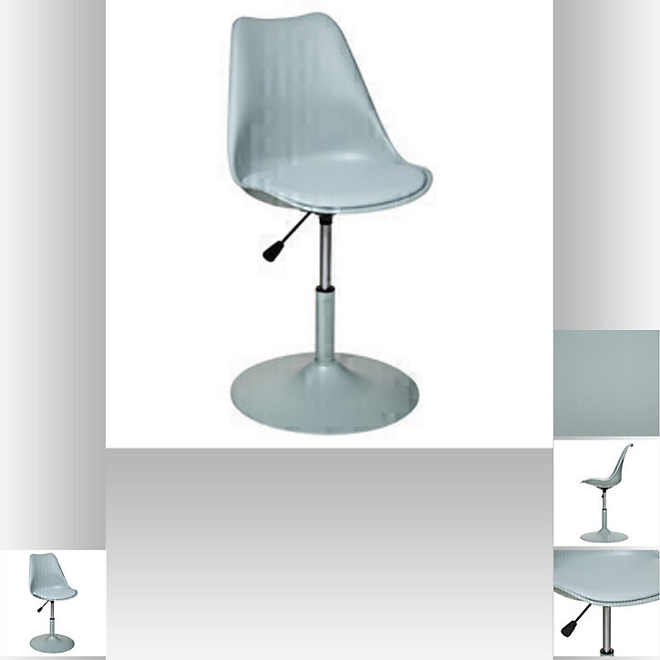 Lot de 2 chaises de table réglable Aiko bleu celadon