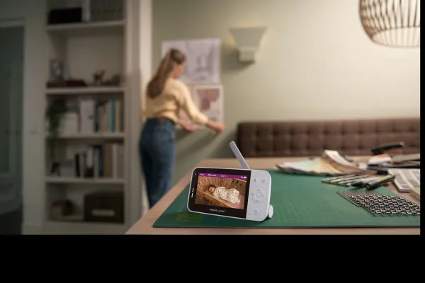 Philips AVENT SCD921 - Baby overvågningssystem - trådløs (Wi-Fi) - 4.3