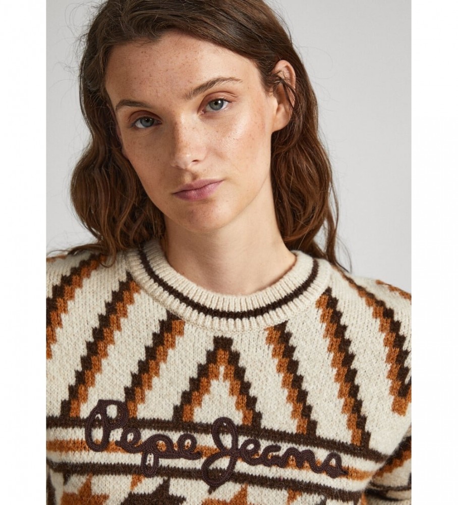 Suéter bege Deanna da Pepe Jeans