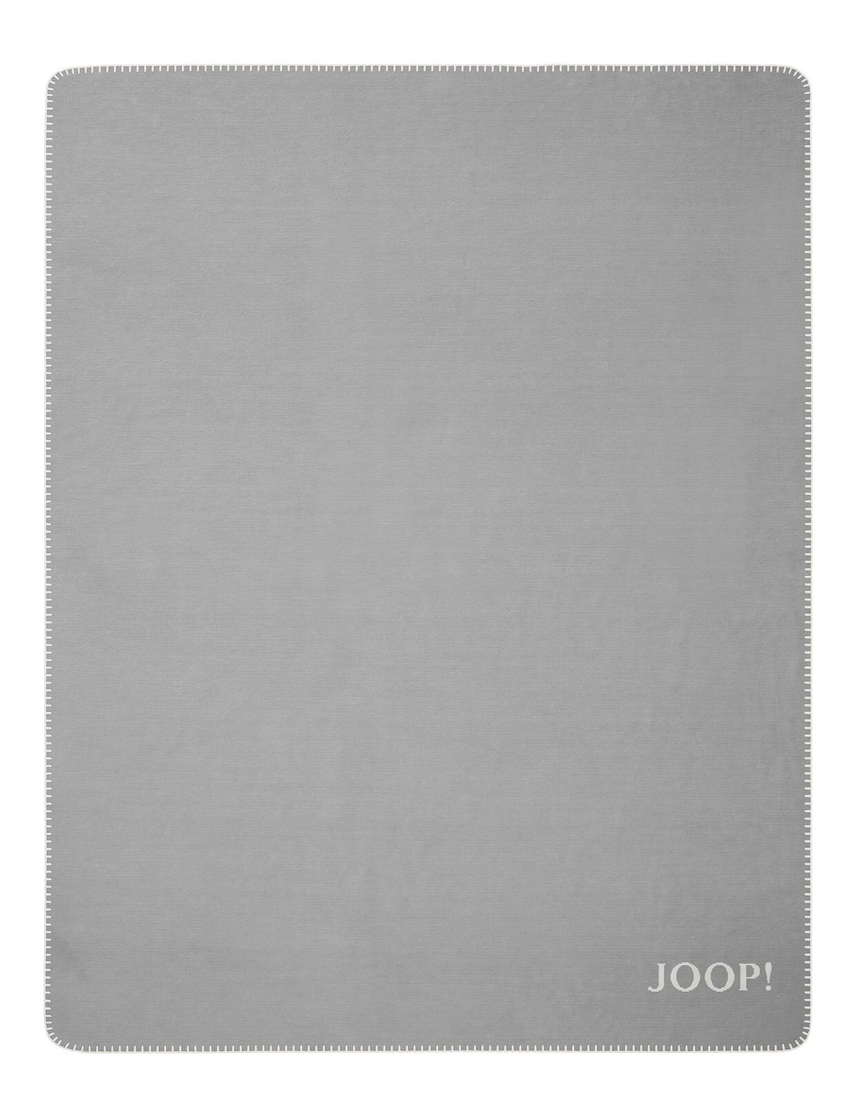 JOOP! Wohndecke MELANGE DOUBLEFACE 150 x 200 cm grau