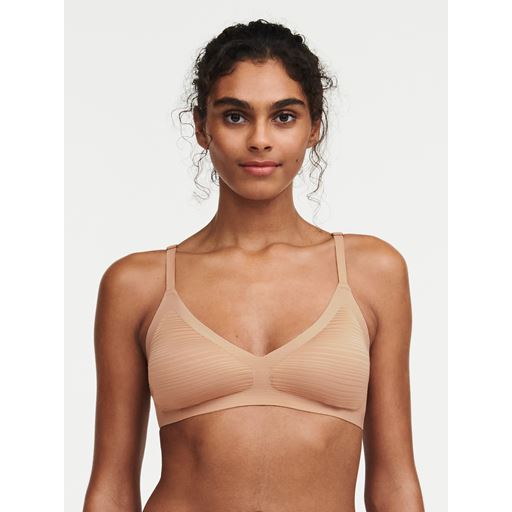 Chantelle Softstretch Stripes Foret Bøjlefri BH, Sirocco, M/L