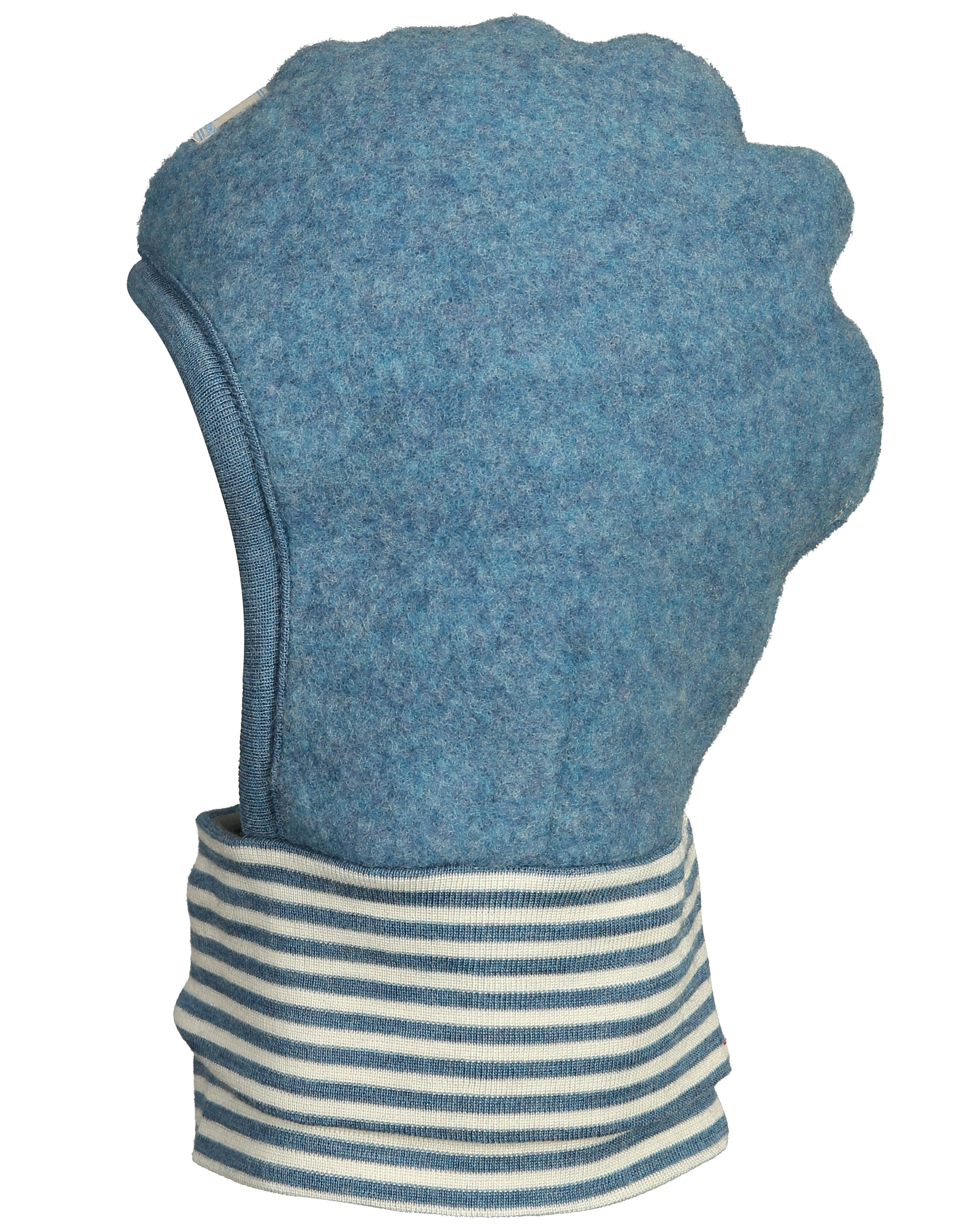 Schlupfmütze SCHLÜPFLI WOLLFLEECE in jeansblau