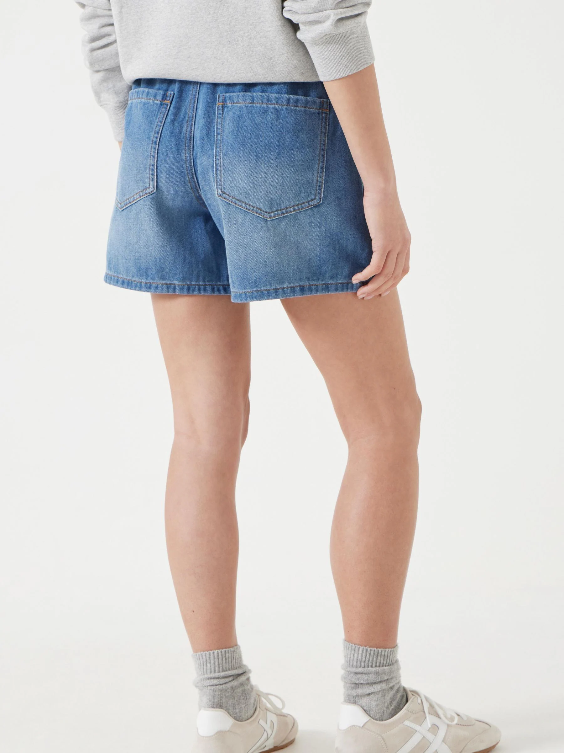Denimblauw - Hush Betty Pull On Denim Shorts