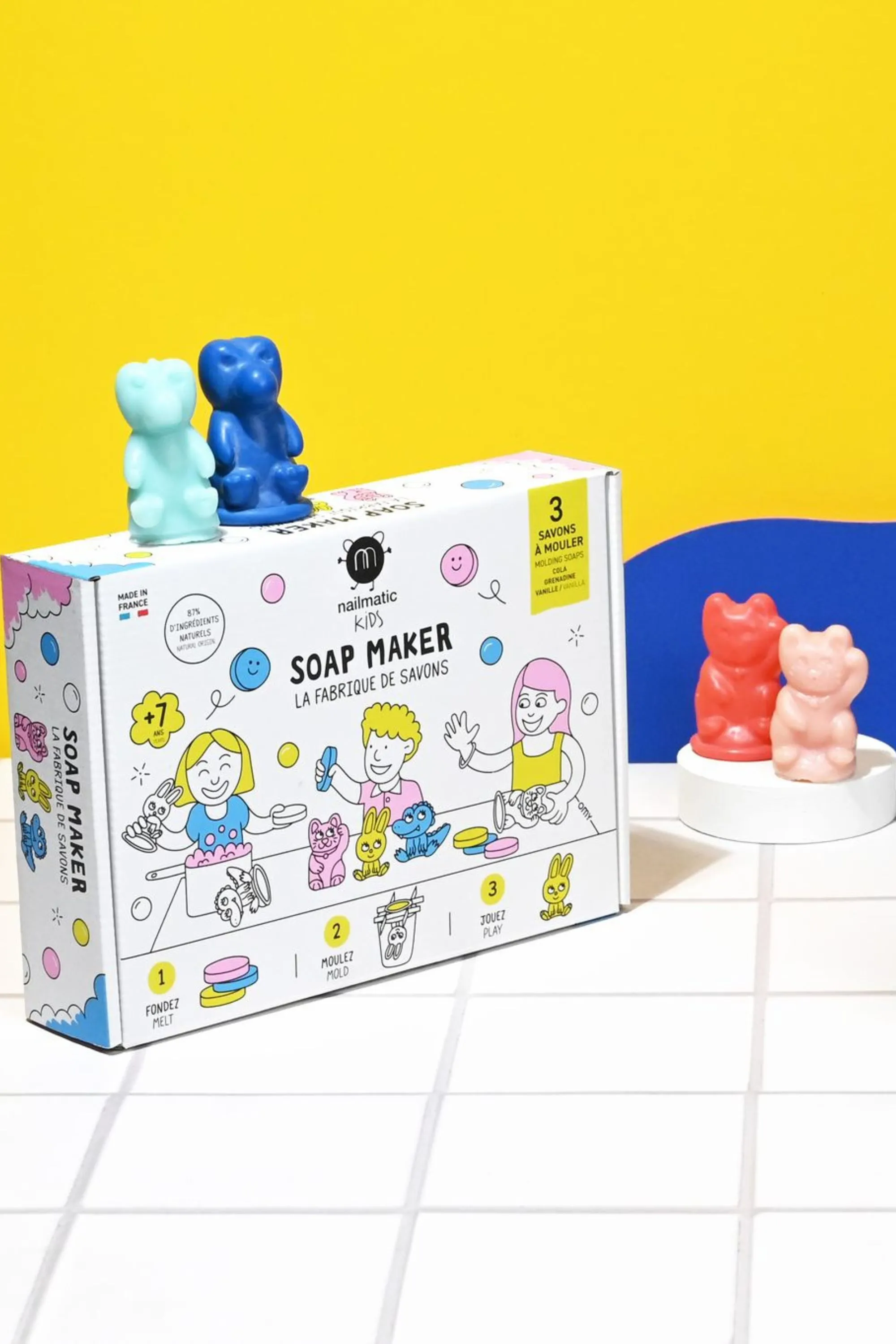 Nailmatic Coffret enfant DIY La Fabrique à Savons-150 g