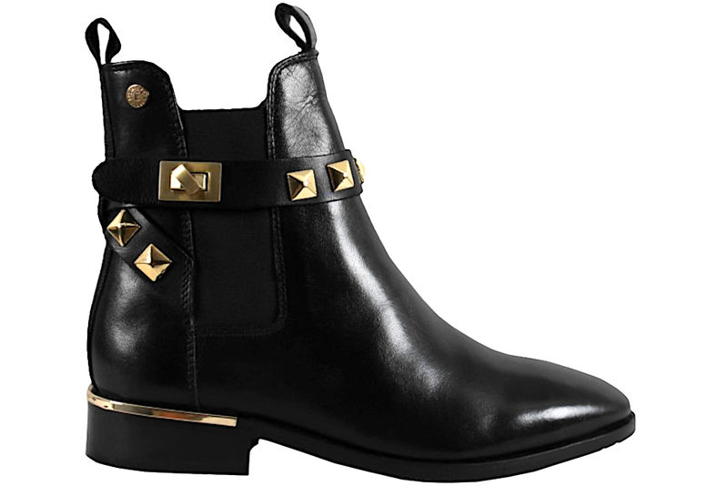 COPENHAGEN SHOES OLLIE STØVLE I SORT GLAT SKIND
