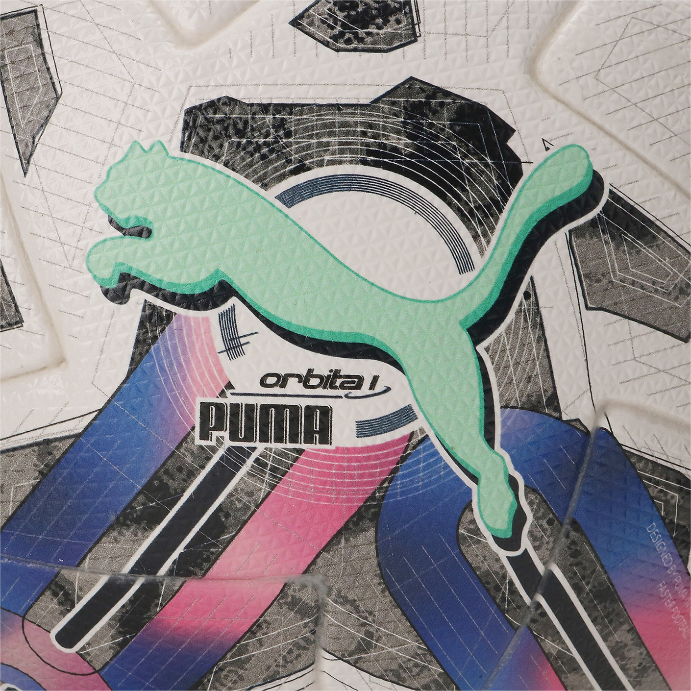 PUMA Orbita 1 Officiële Wedstrijd Voetbal Maat 5 Wit Multicolor