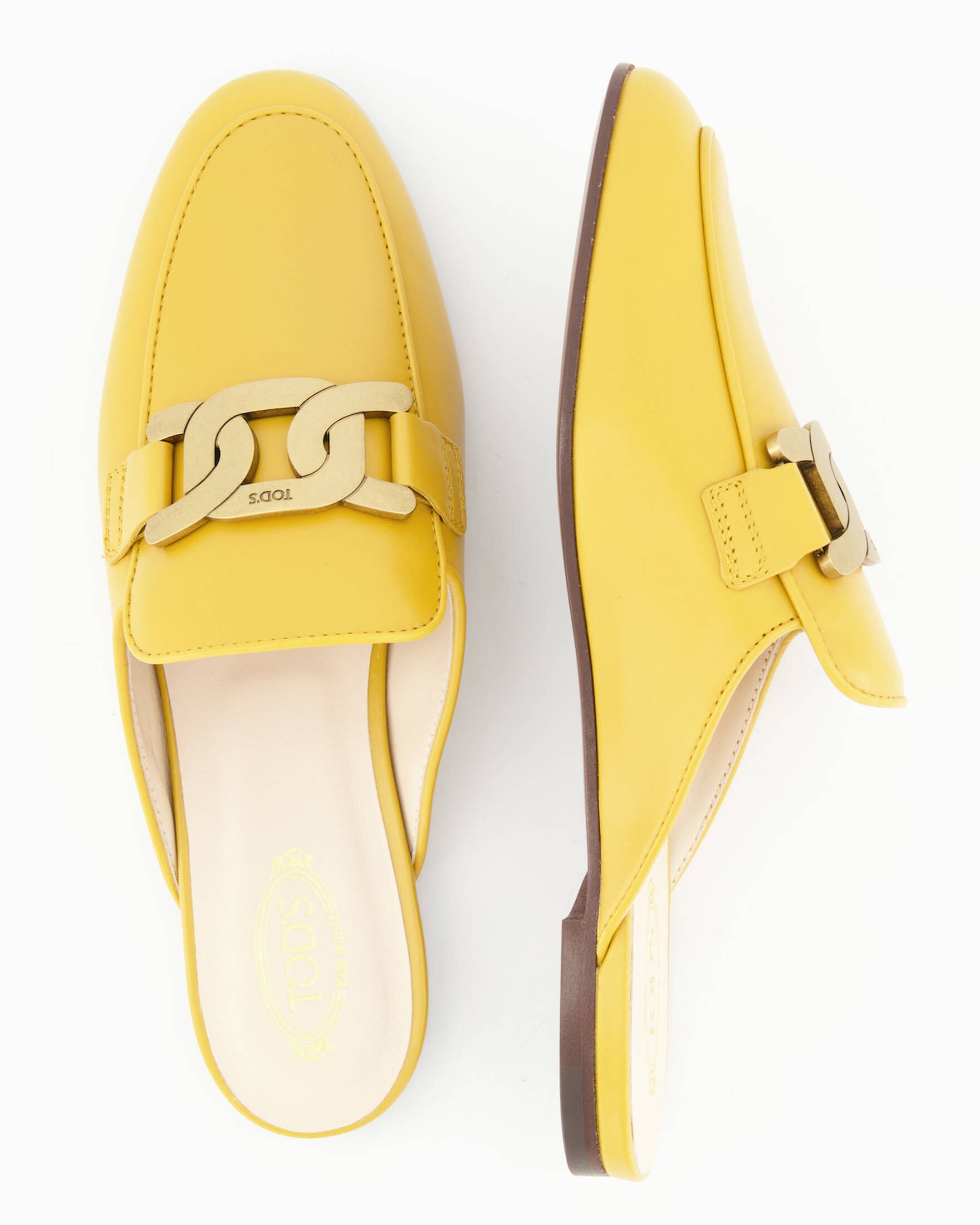 TOD´S| Damen Slipper CUOIO LEG 79 SABOT CATENA ANELLO