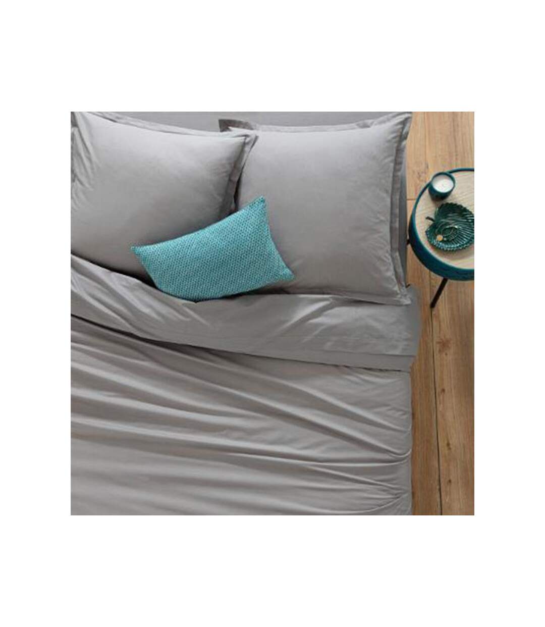 Housse de Couette Intérieur 140x200cm Gris