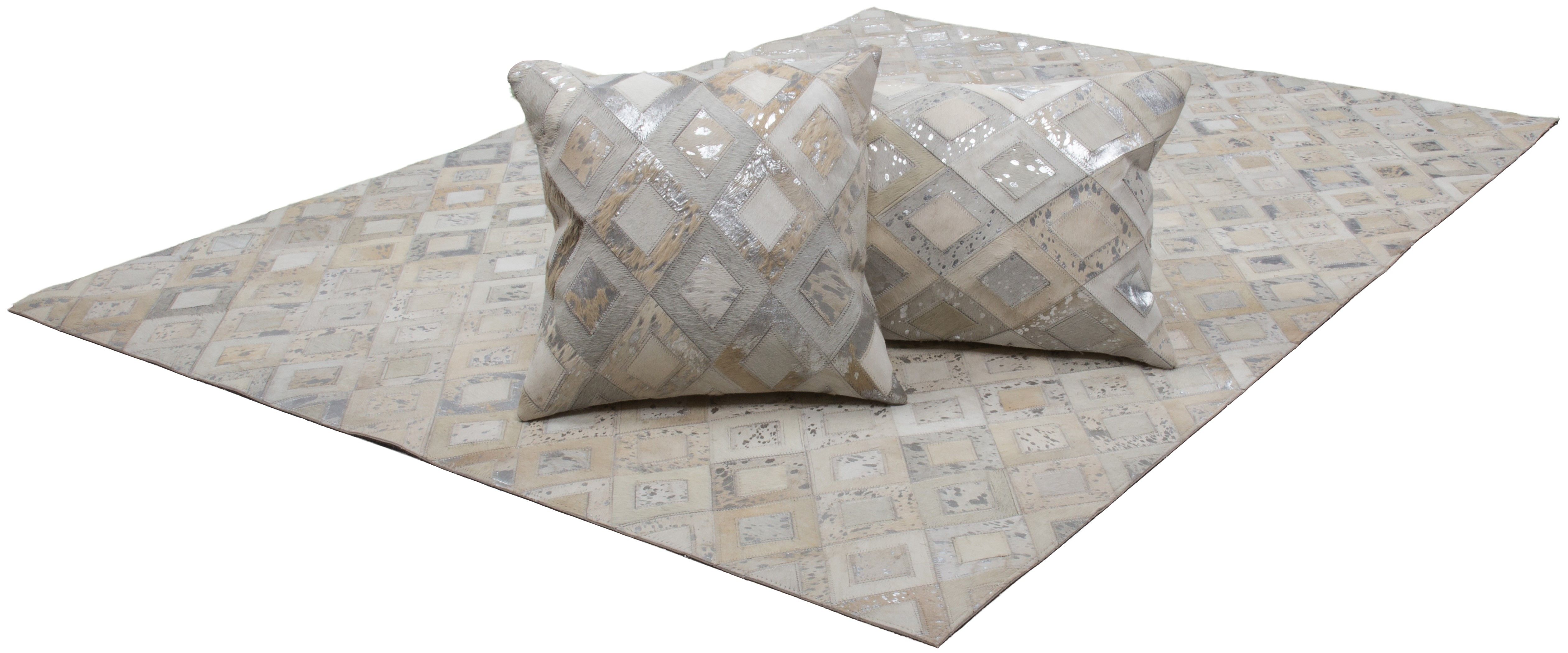 Vloerkleed 110 Grijs Zilver Spark