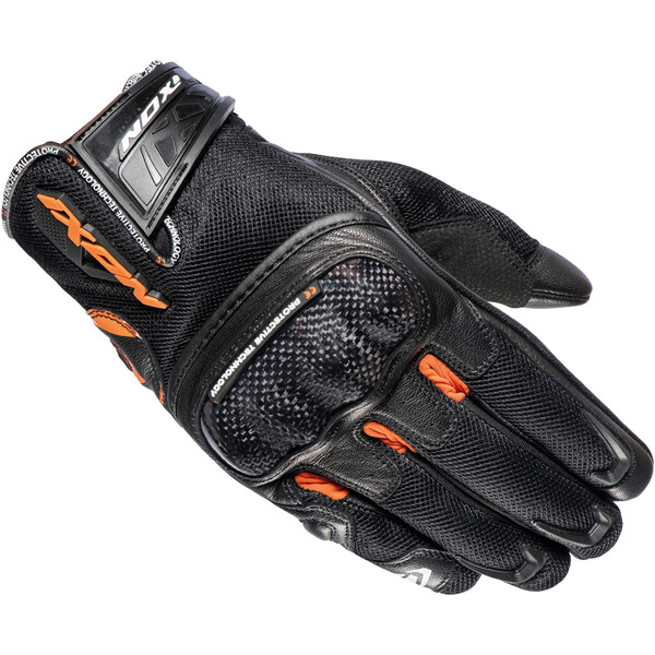 Ixon - Gants RS Rise Air Noir / Orange