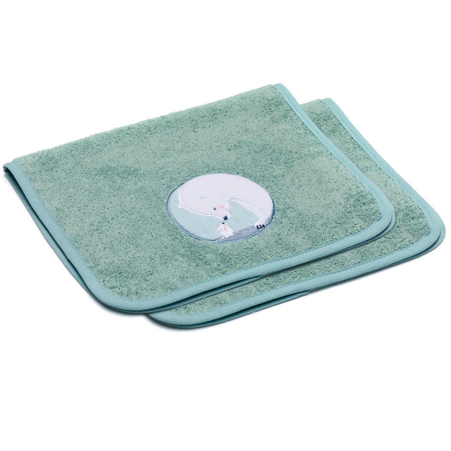 fillikid 2er Pack Kinderhandtuch 30x50 cm Eisbär