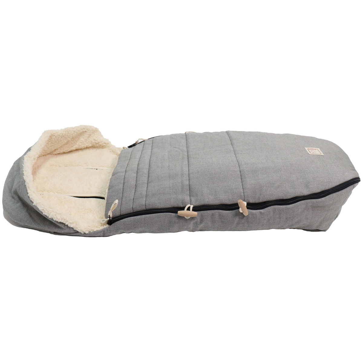 KaiserKaiser   Naturell Organic Cotton Bio Fusssack black/nature