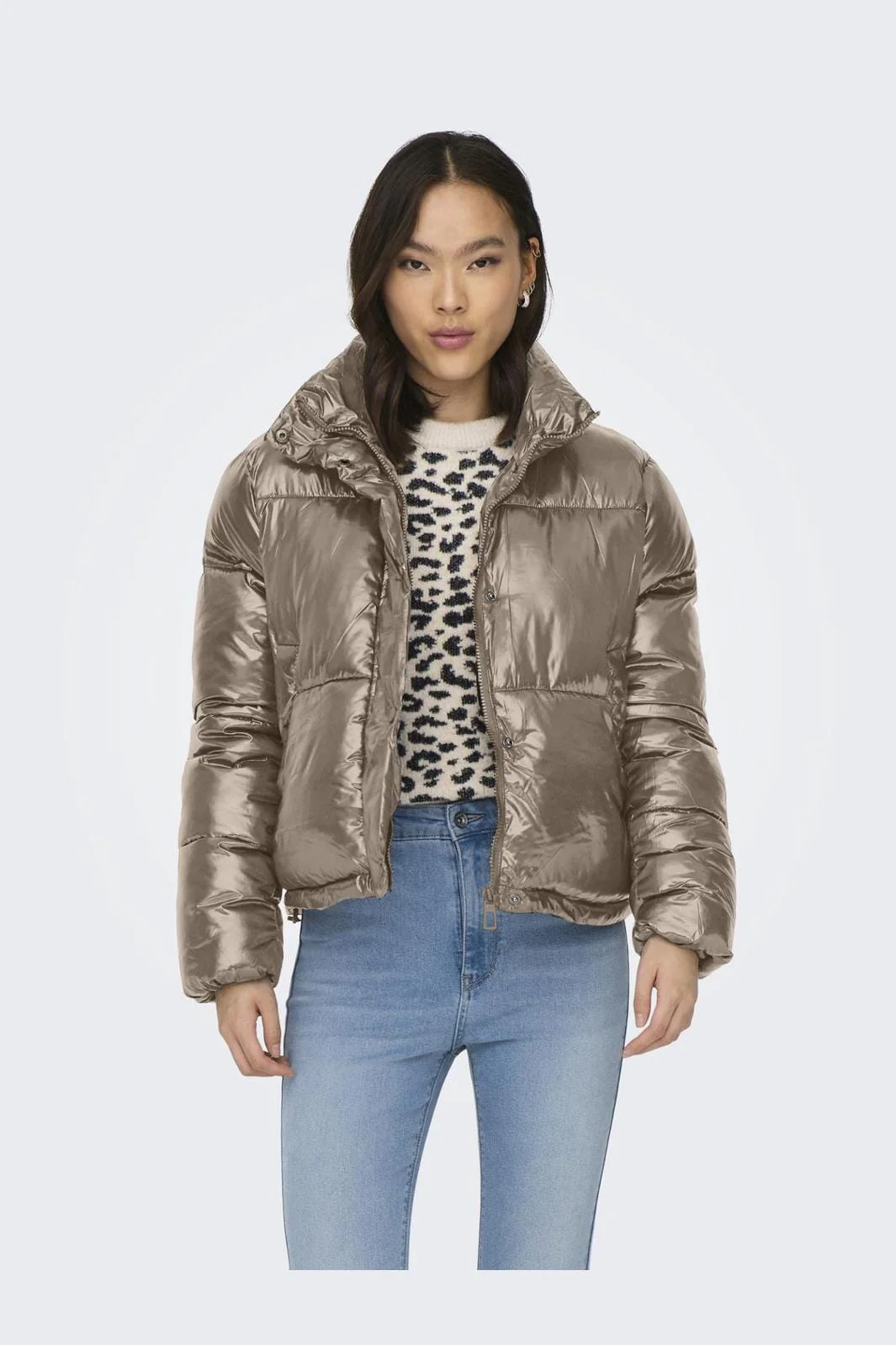 Only Onlsky Short Puffer Cc 4320563 weathered teak