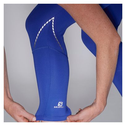 Collant 3/4 Salomon Cross Run 25'' Bleu Femme