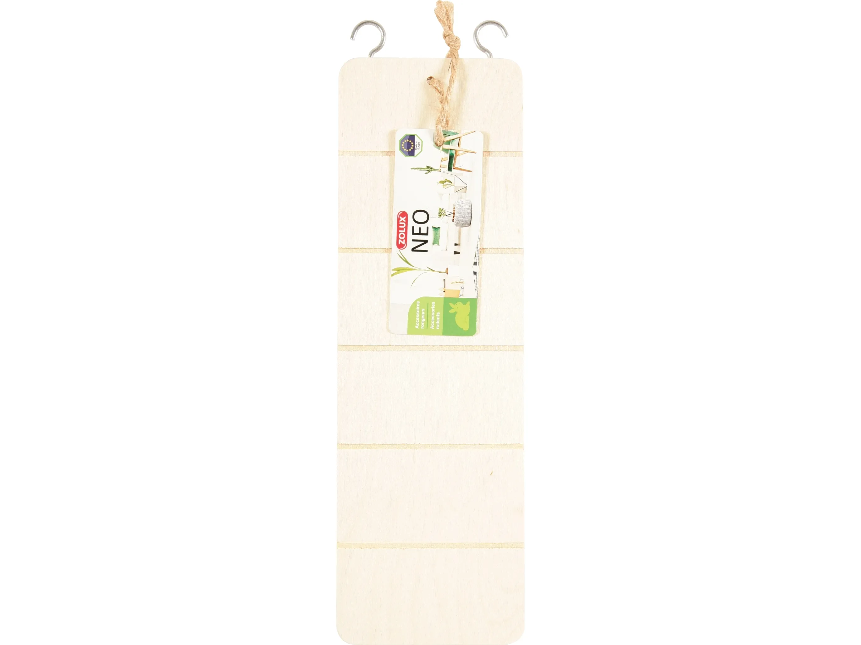 Zolux træstige/-pude NEO store gnavere 450x115x7mm