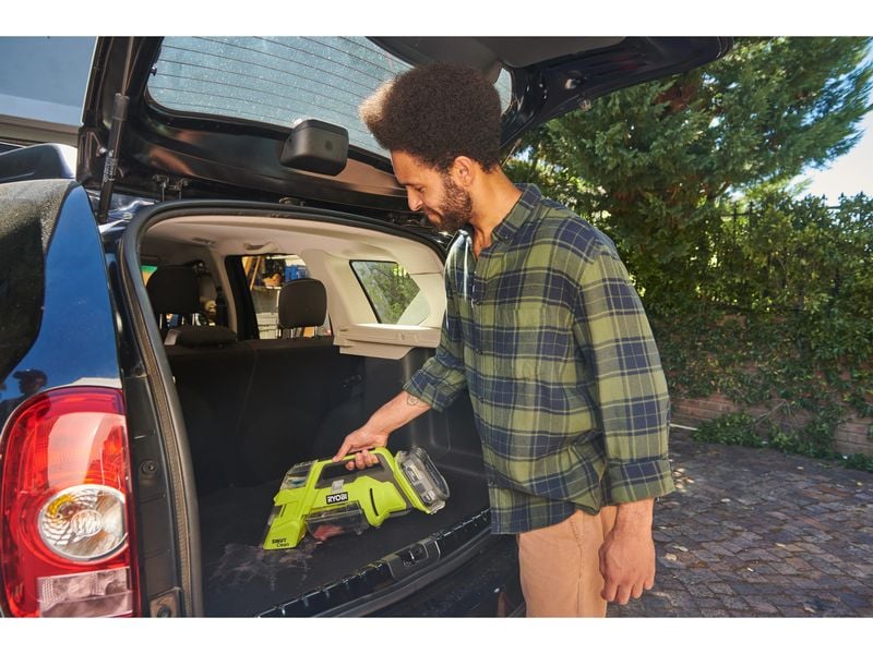 RYOBI Akku-Textielreiniger RDC18-0 ohne Akku und Ladegerät Akkubetriebener Textilreiniger, ideal für die Reinigung von Polstermöbeln, Autoinnenräumen und anderen textilen Oberflächen
