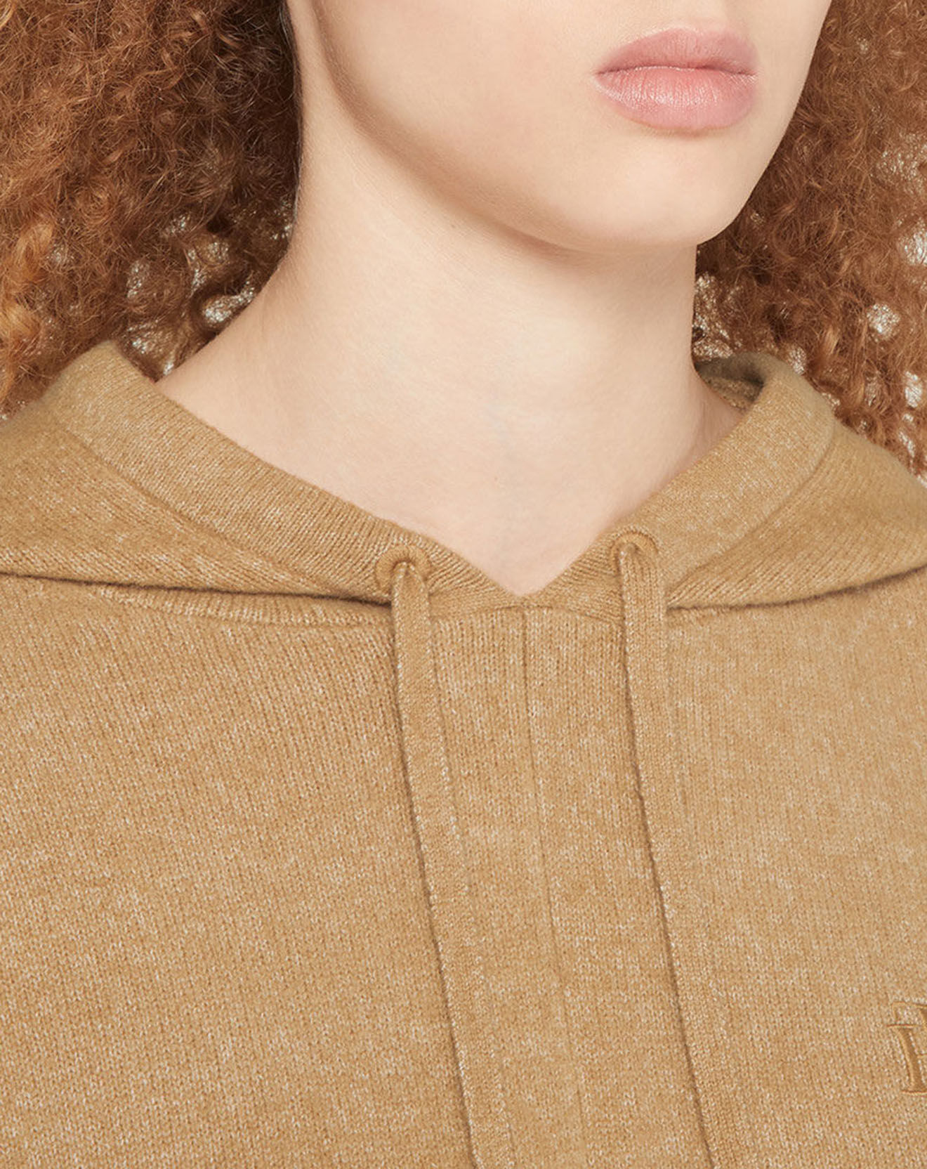 Tommy Hilfiger Pull à capuche Flex camel