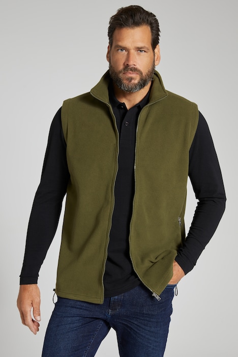 Fleeceweste, Outdoor, Stehkragen, bis 8 XL