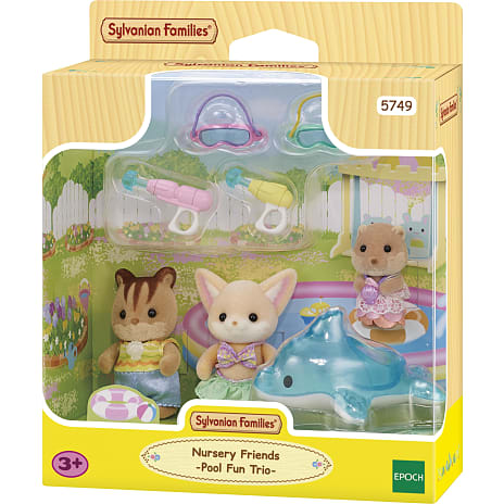 Sylvanian Families børnehavevenner - badebassin trio