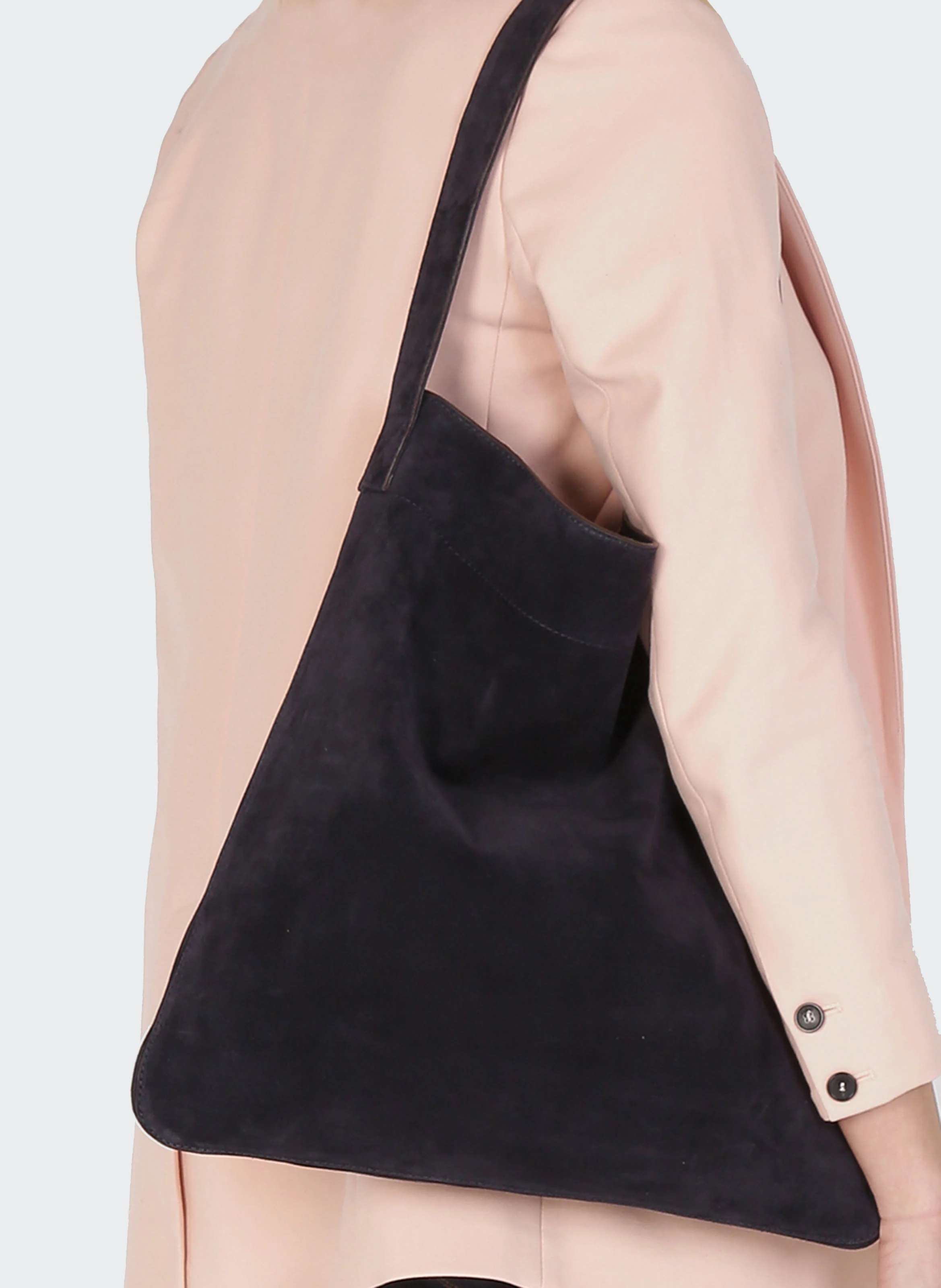 Sac hobo en cuir | Bleu