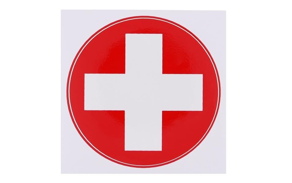 Aufkleber Schweizerkreuz 110 mmSchweizerkreuz Sticker für Flugmodelle