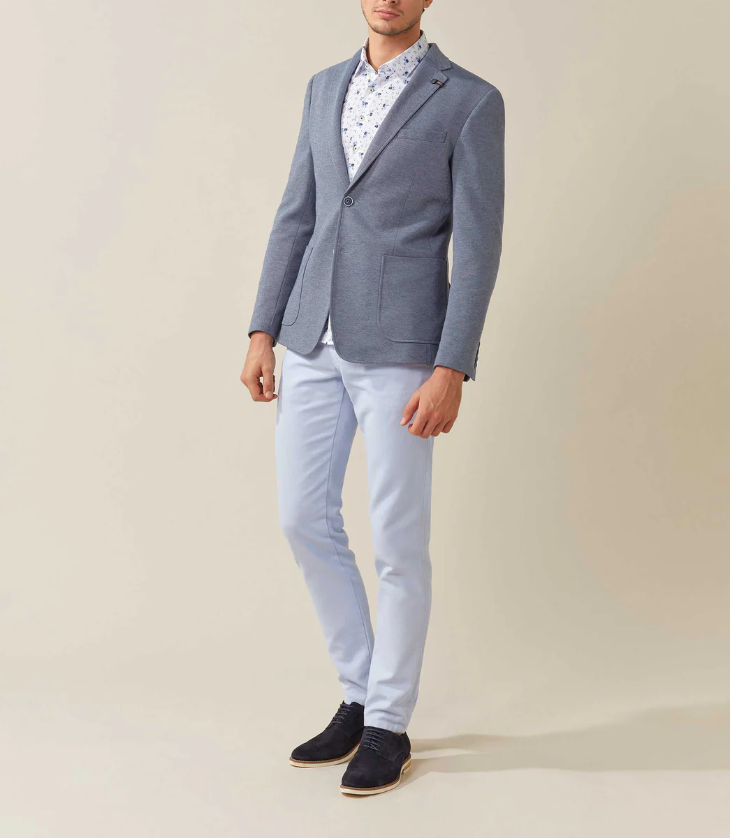 Veste casual bleu 