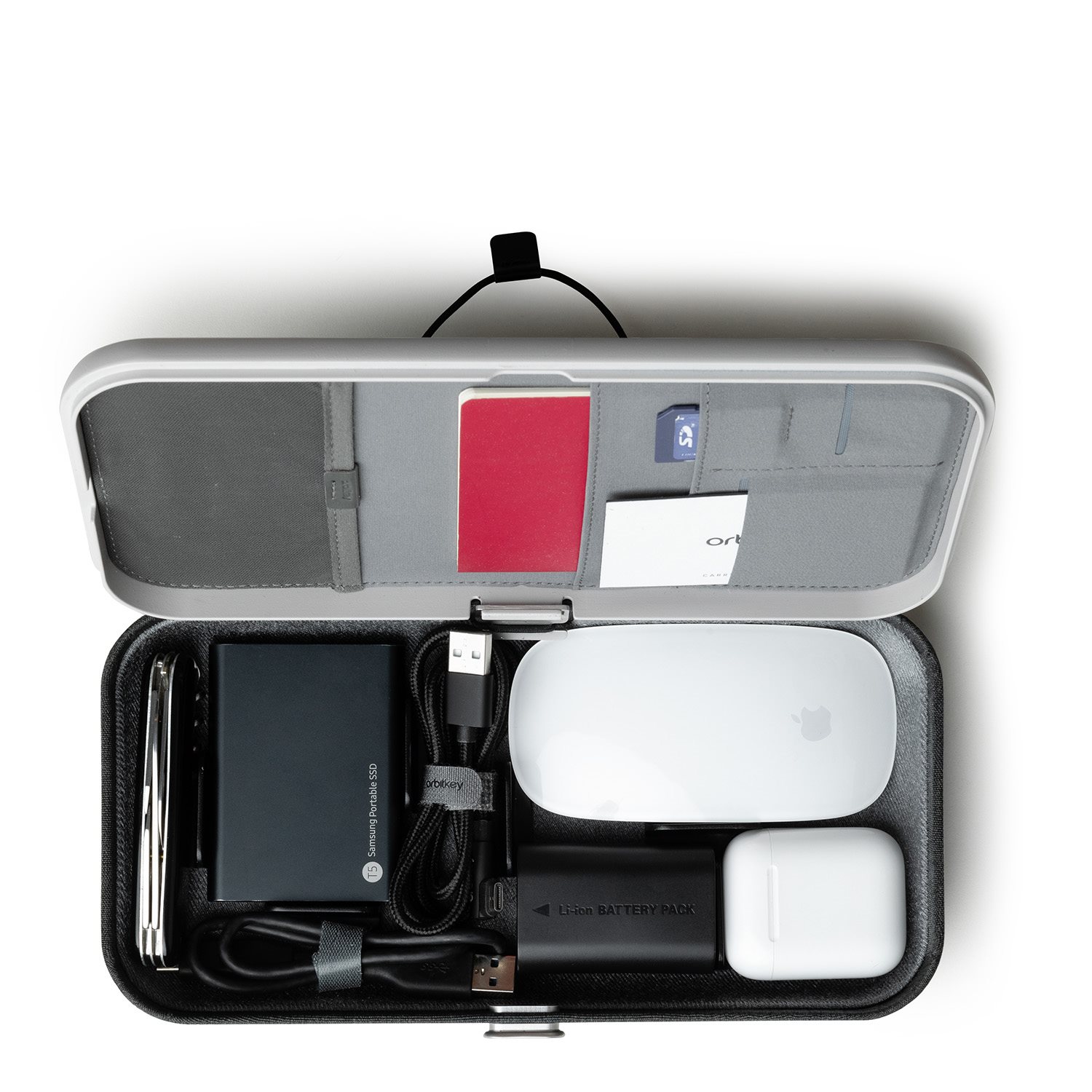 Orbitkey Nest Portable Organizer ash grey