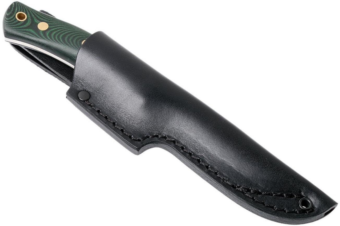 Casström No. 10 Swedish Forest Knife Green Micarta, Sleipner Scandi Grind 13103