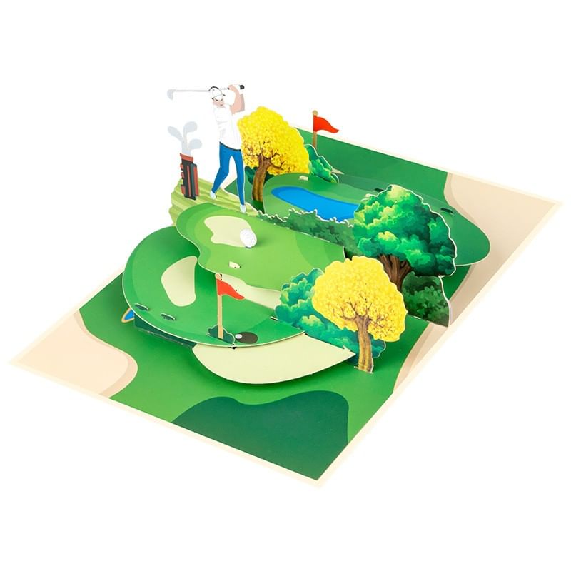 ekapop - Sport 3D wenskaart (verschillende ontwerpen)