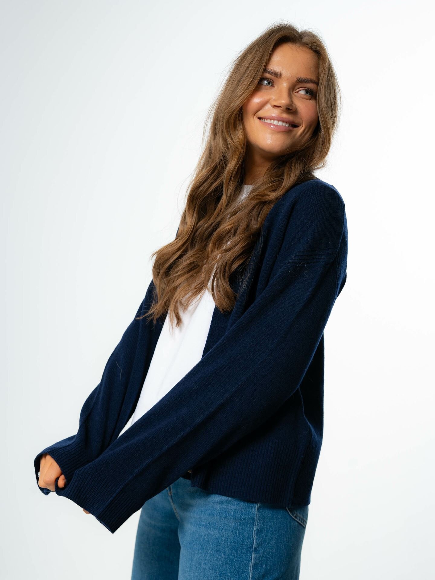 Frido Long Sleeve Wide Knit Cardigan