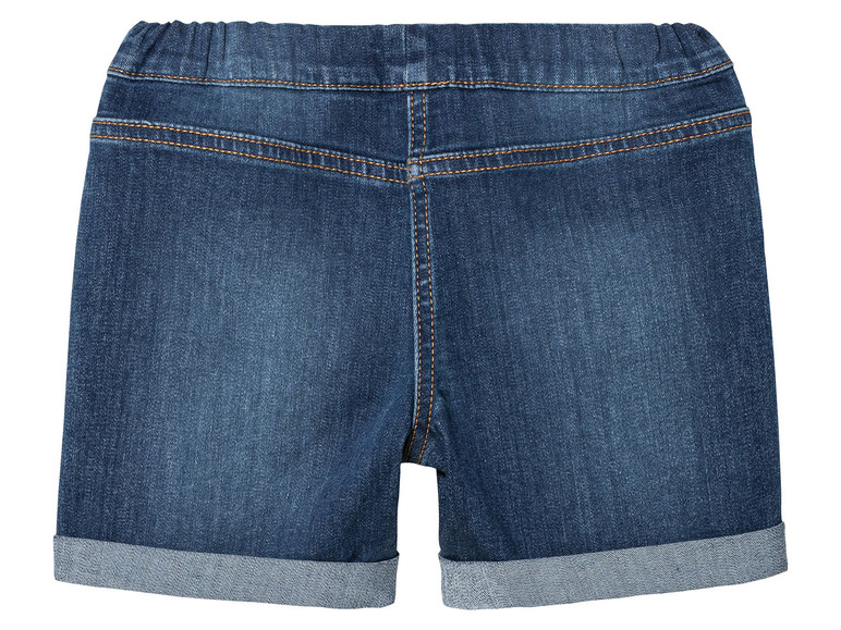 2 stuks peuters denim-shorts