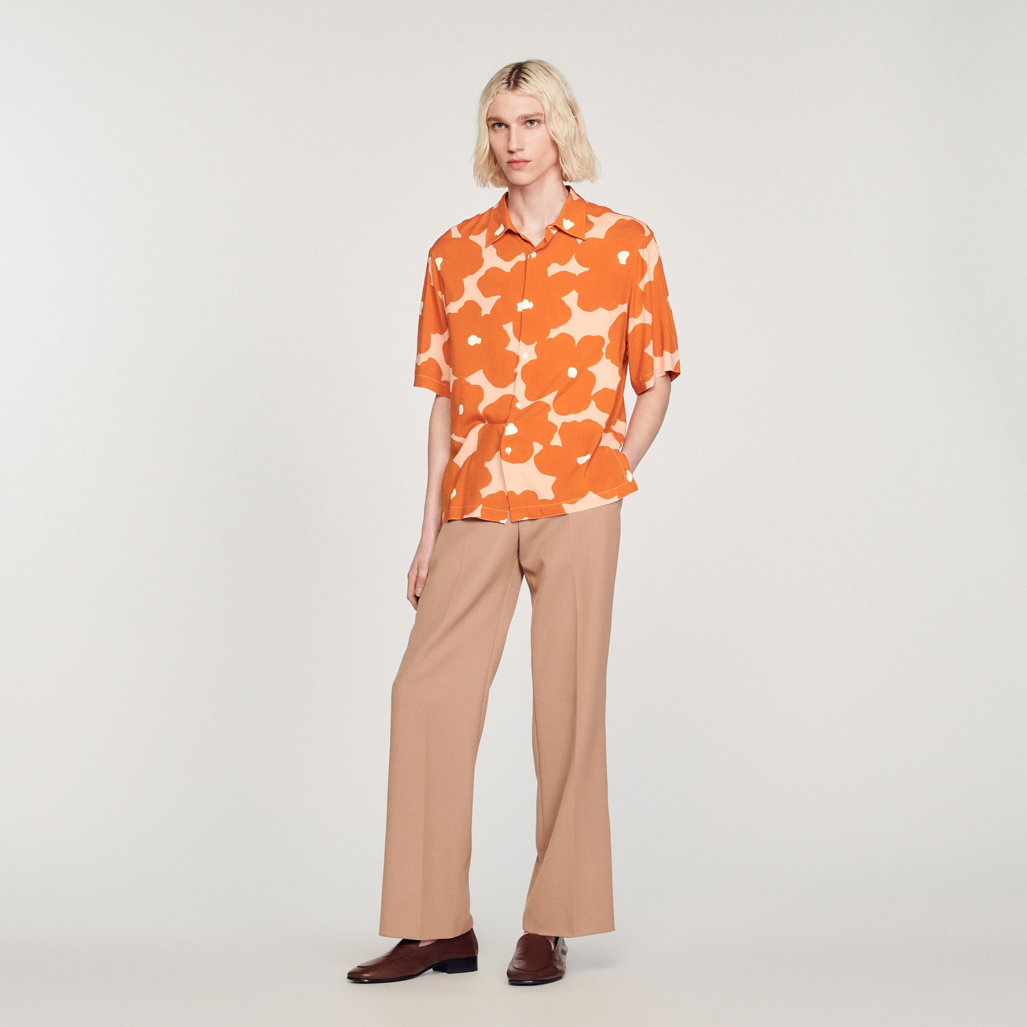 Chemise imprime fleurs