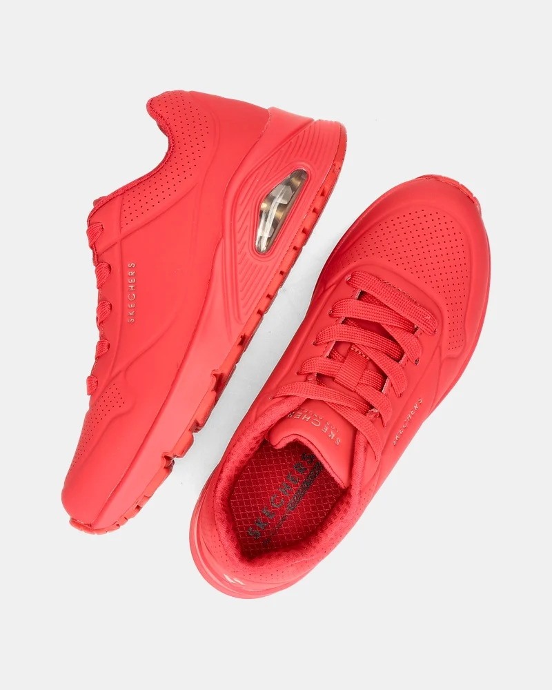 Skechers Street Uno Lage sneakers  - rood