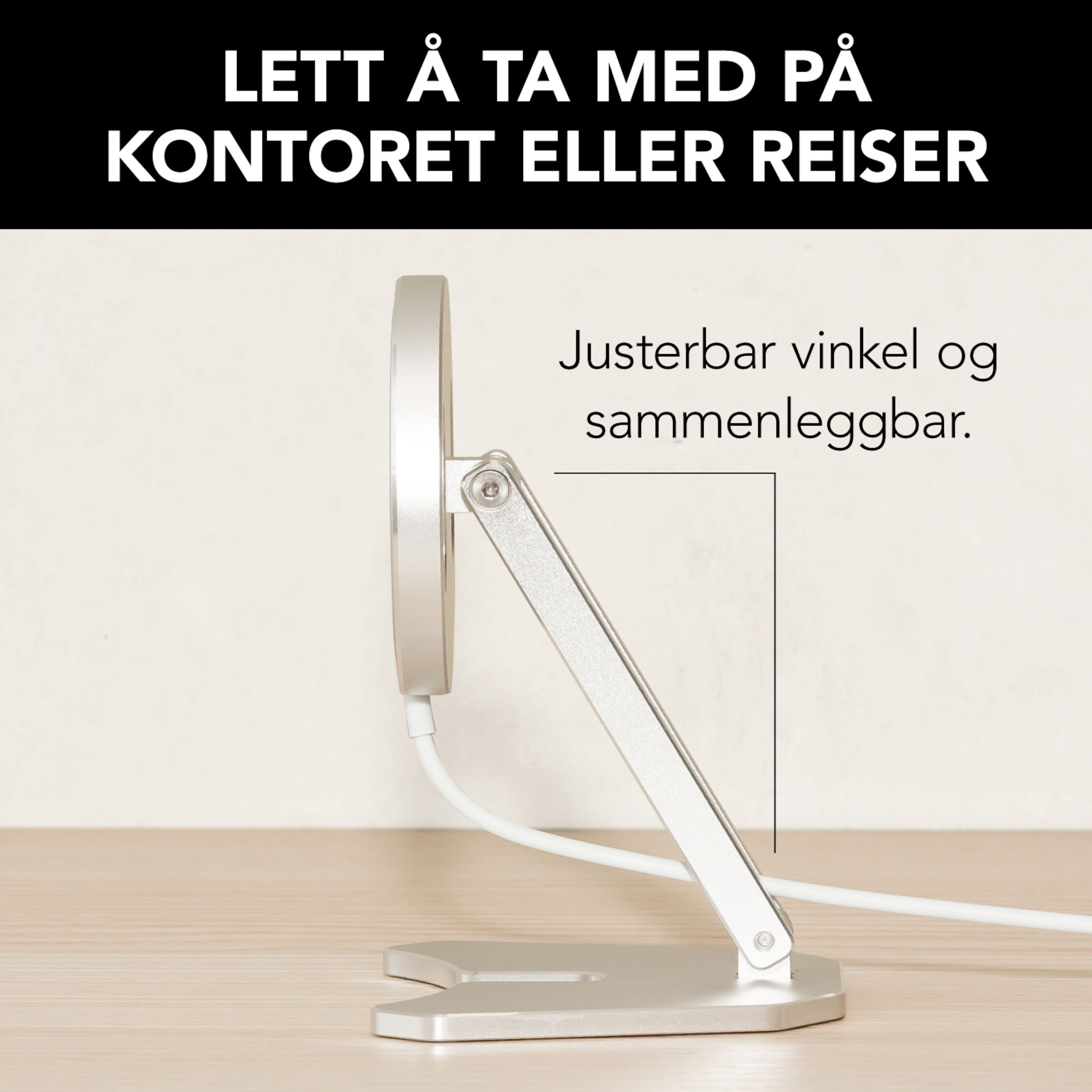 Linocell Skrivebordstativ for Apple Magsafe-ladere
