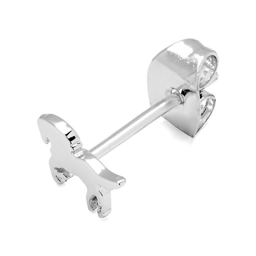 LULU Copenhagen Wild Horse Ørering, Silver Plated