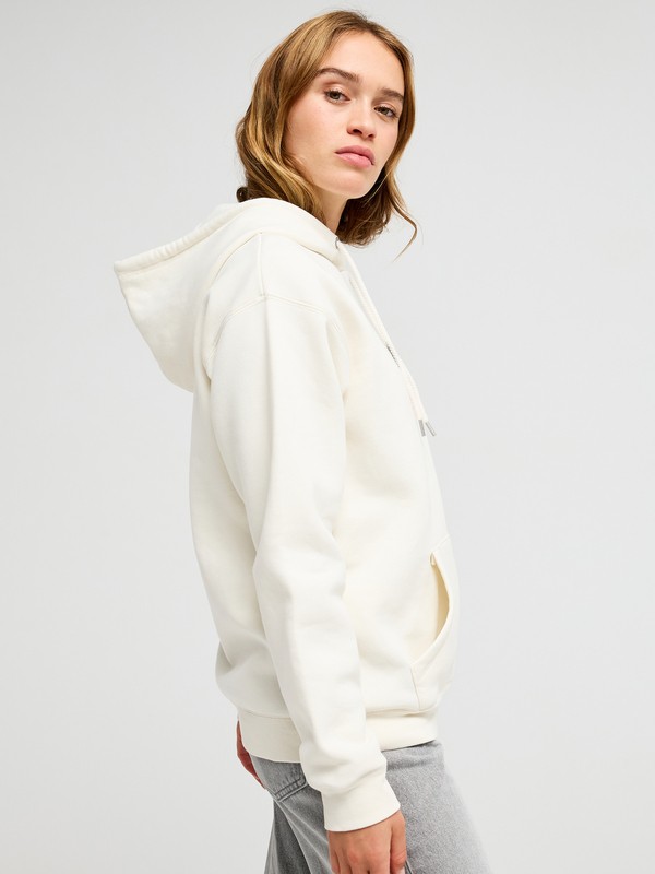 Surf Stoked Brushed Art Sweat à capuche Blanc Femme