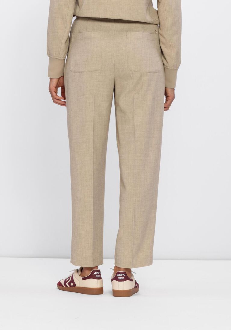 beige mos mosh flared broek mmleysa flair pant