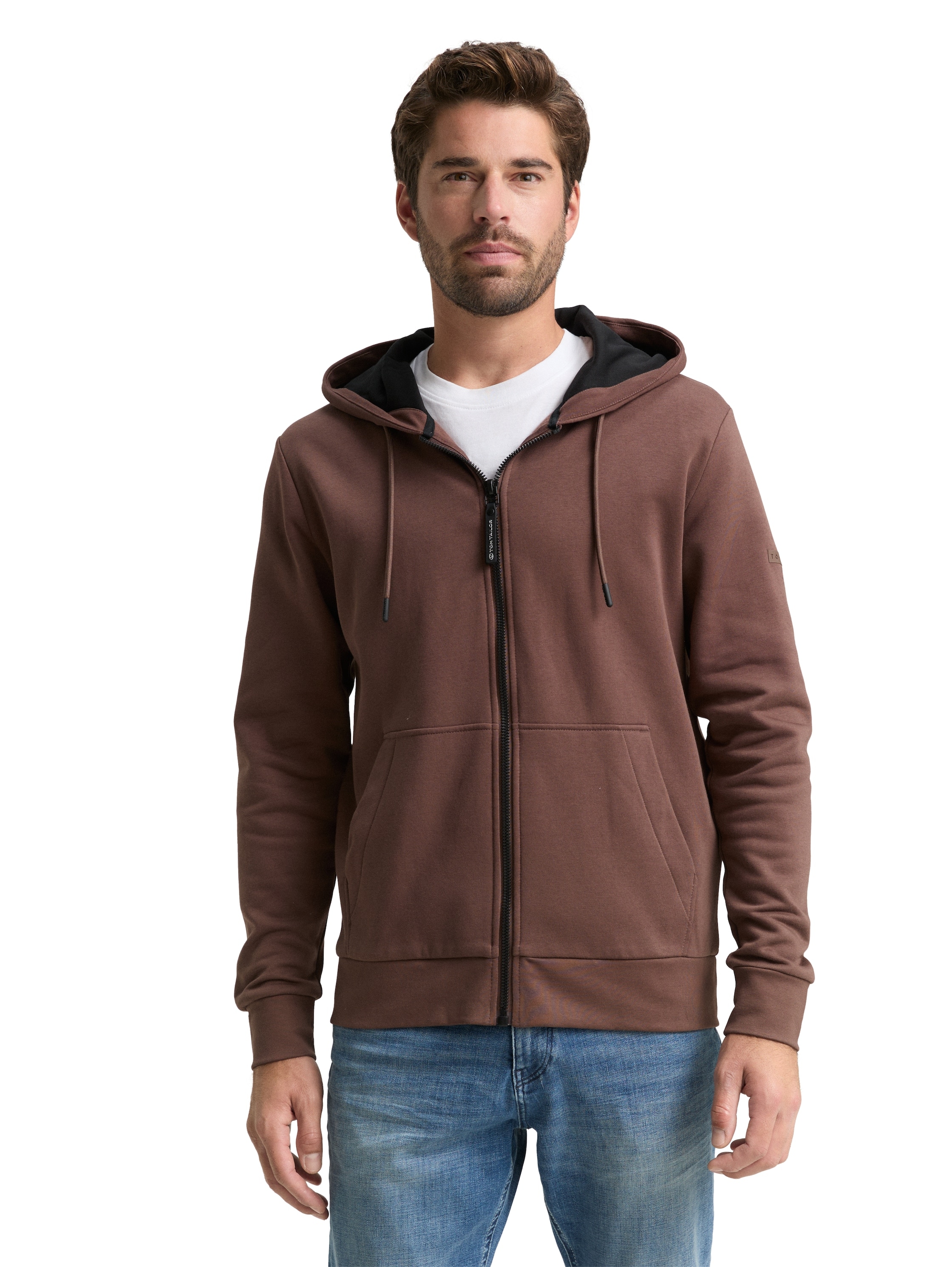 TOM TAILOR Kapuzensweatjacke , mit Kapuze