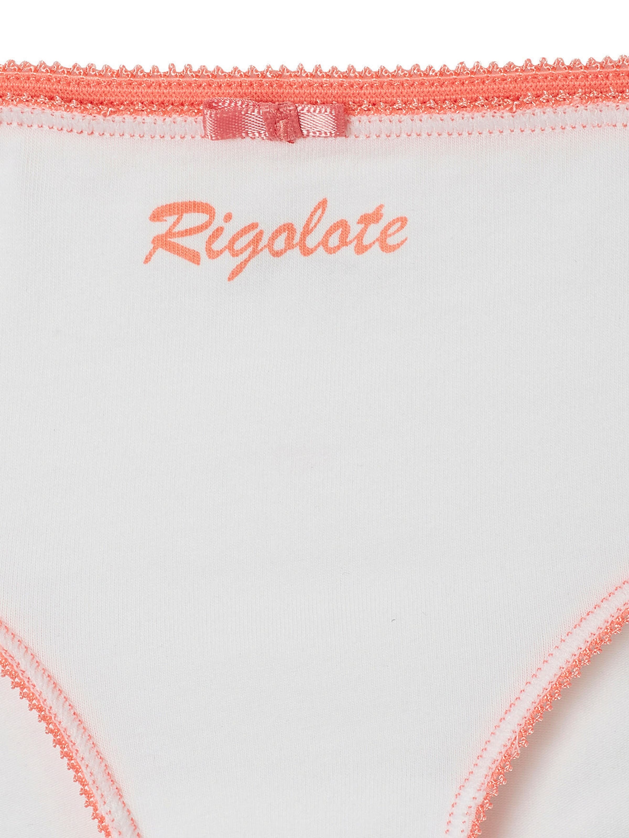 Vertbaudet Bio-Kollektion: 5er-Pack Mädchen Slips mit kleiner Schleife türkis