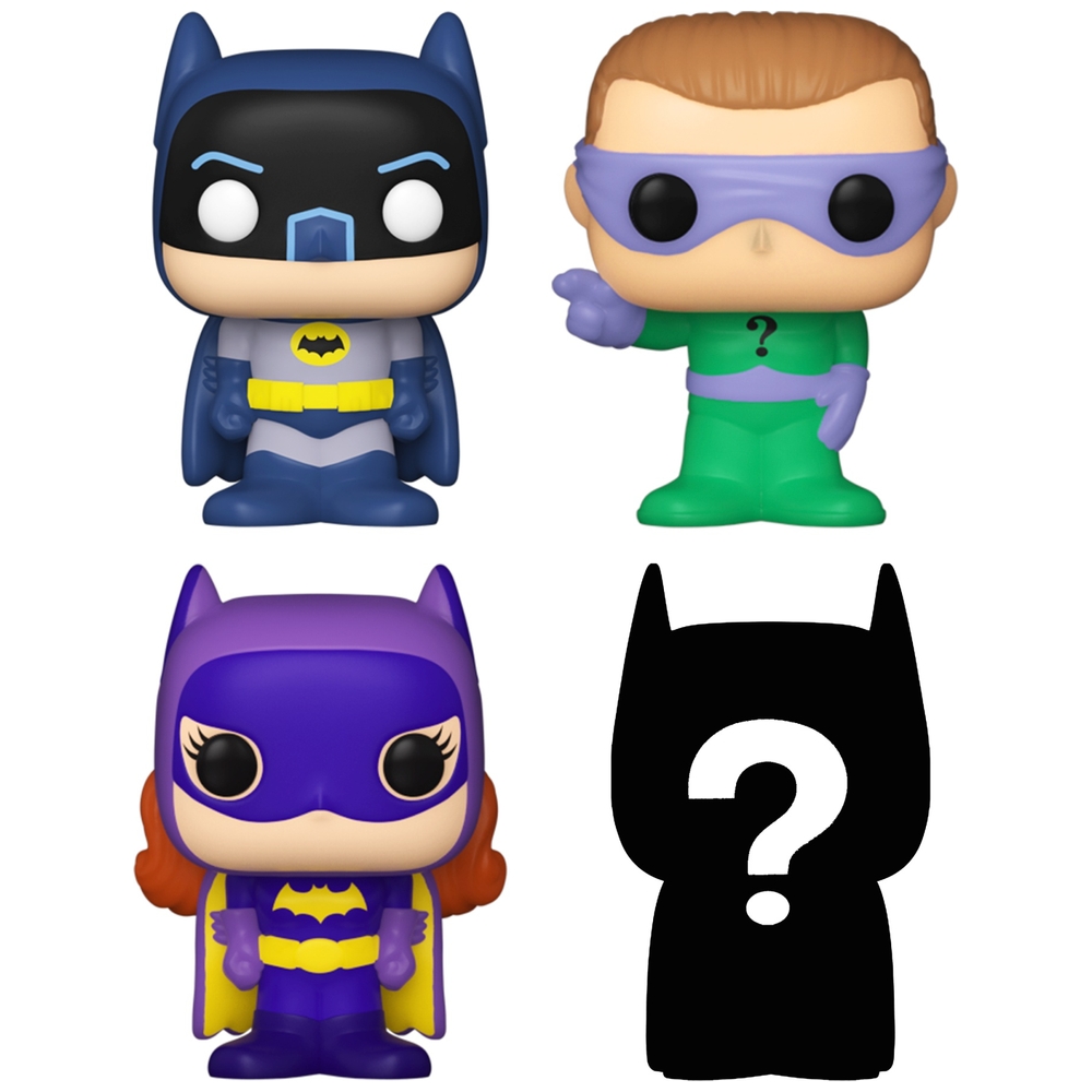 POP! Vinyl: Bitty POP DC Batman Adam West 4er-Pack