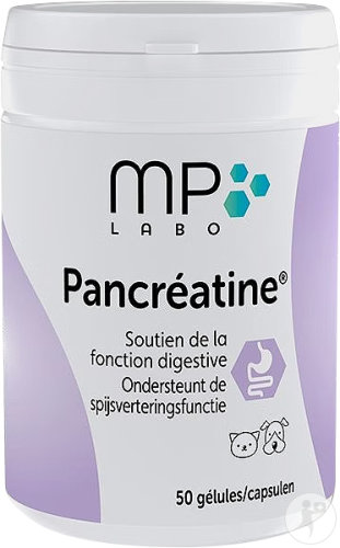 MP Labo Pancréatine Pour Chien Et Chat 50 Gélules