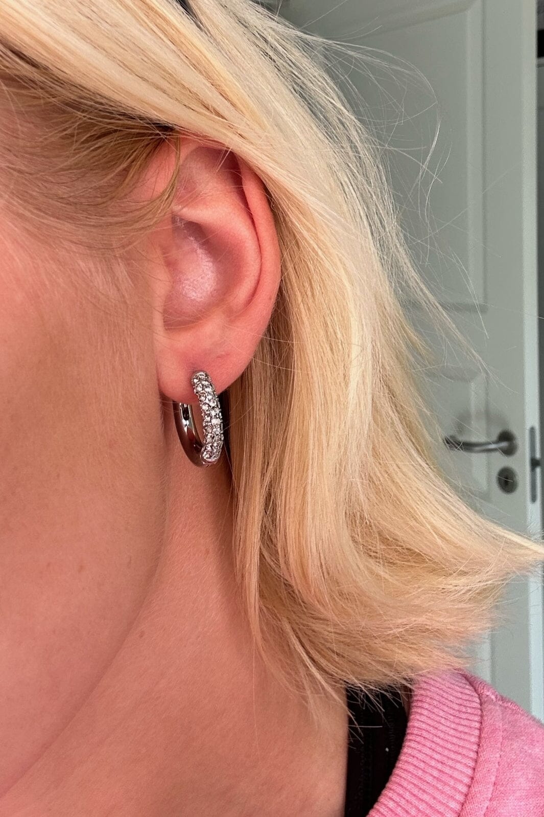 Anobel Copenhagen Stainless Steel Hoop Earrings BOR033220-R